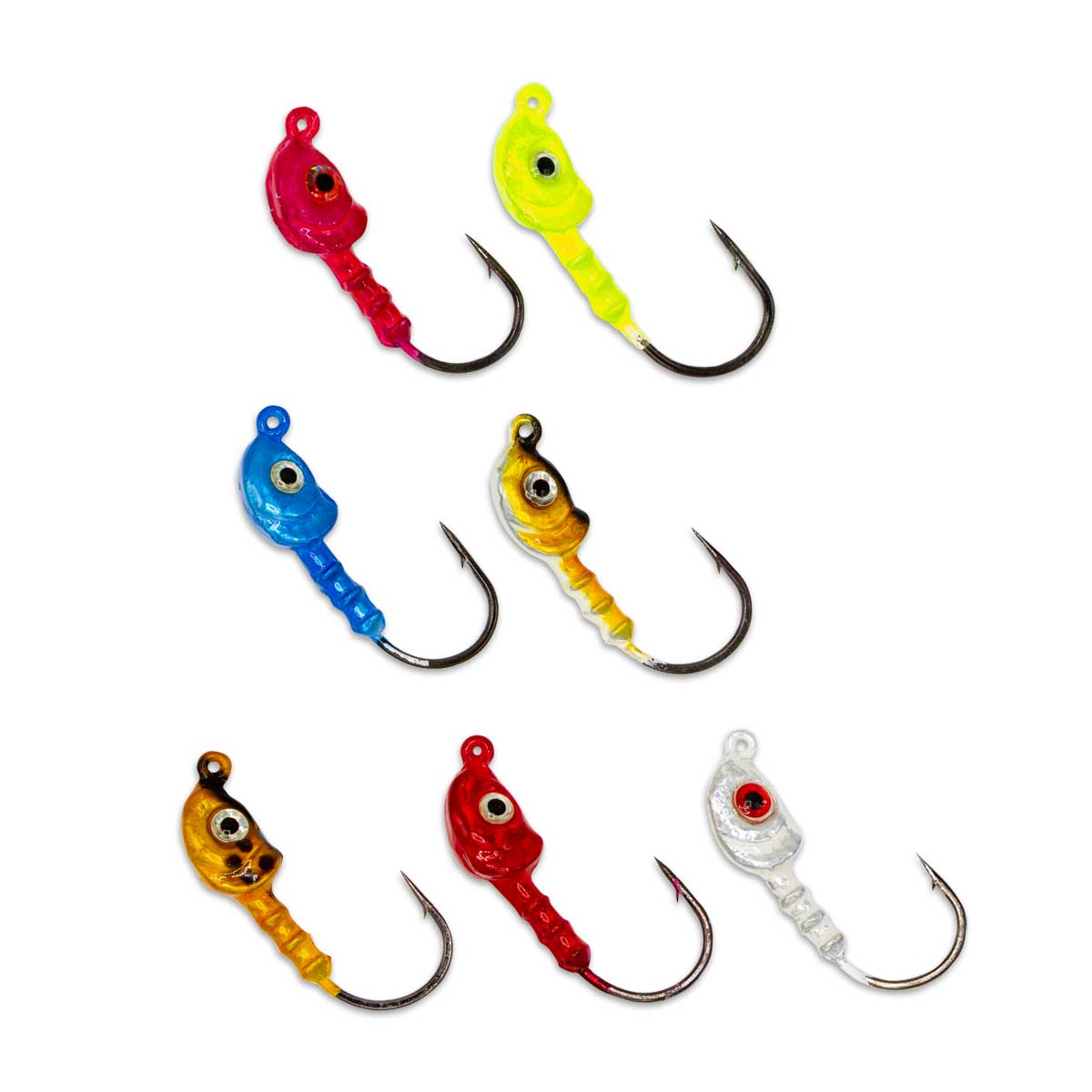 Charlie's Worms saltwater jigheads colors