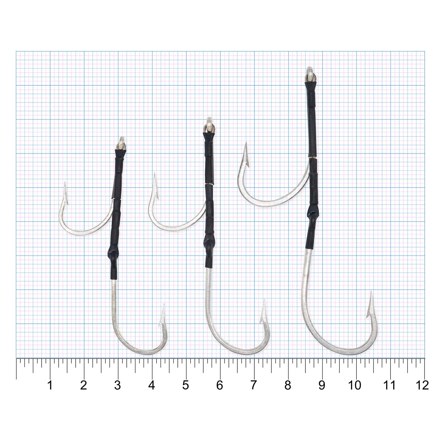 Rite Angler double hookset size chart