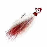 1/4 oz Pompano Jig Red shad 2pk