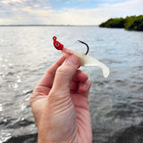 Charlie's Worms Saltwater Jighead rigged Baby Shad