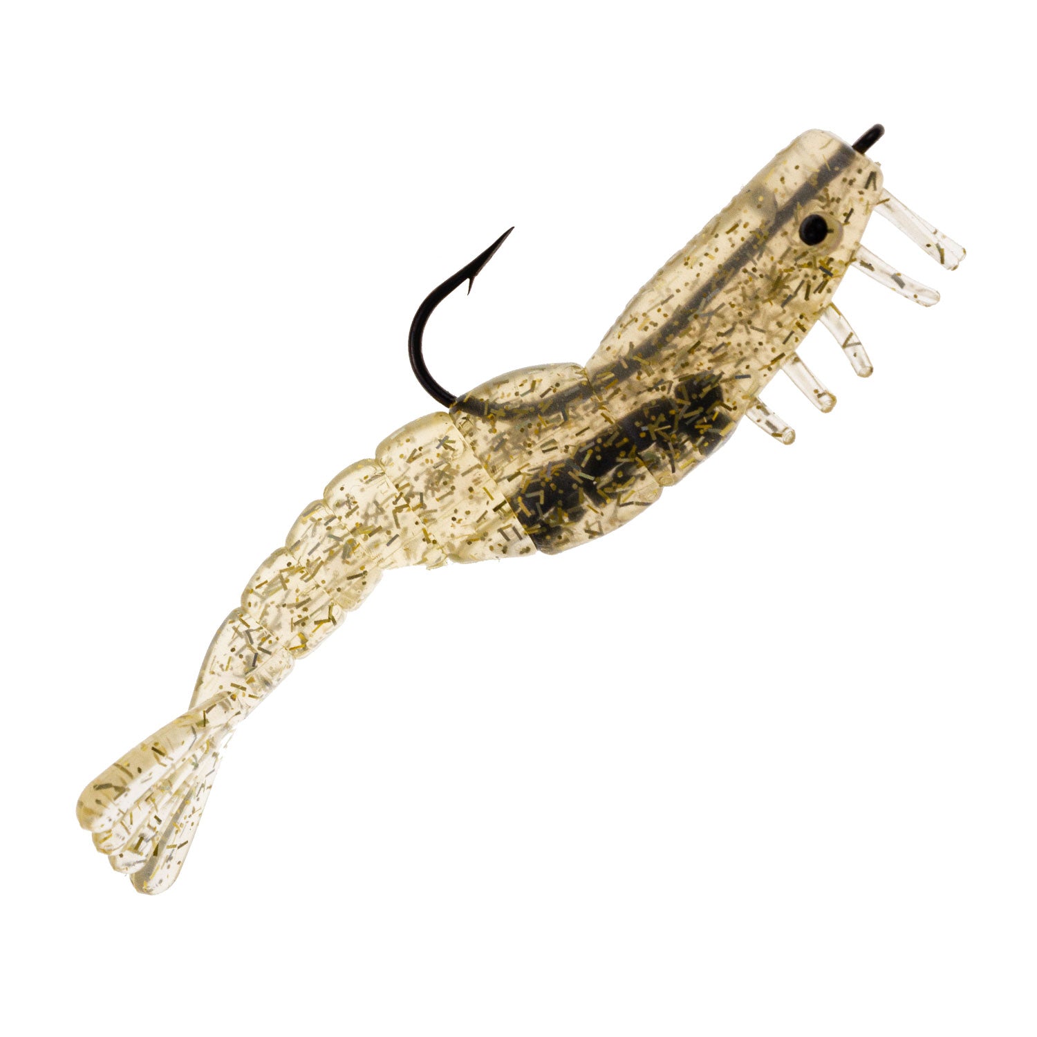 Charlies Worms Shrimp Trio Pearl Gold Flake