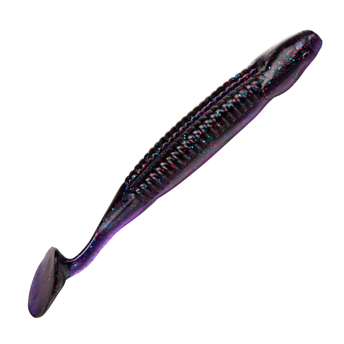 Charlie's Worms Zipper Dipper black grape green red glitter soft bait