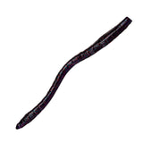 charlie's worms Finesse Worm Black grape green glitter