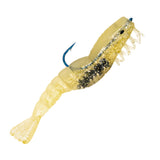 Glow gold glitter Shrimp soft bait