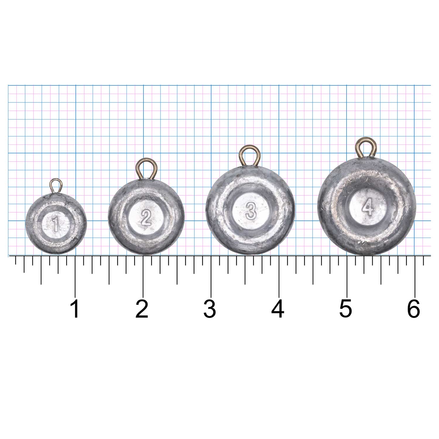 Rite Angler Disc Sinker Size Chart