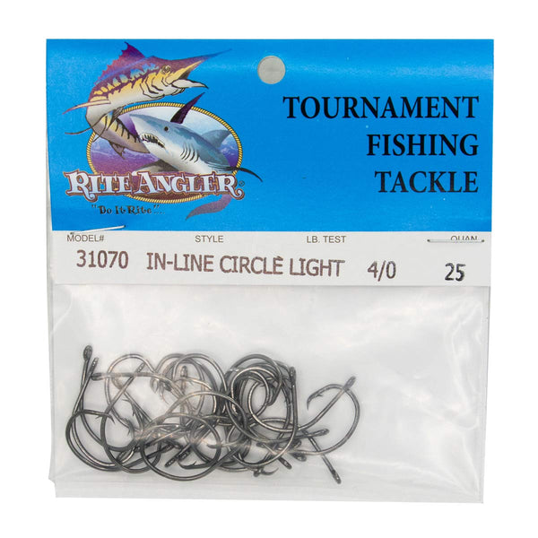 circle fish hooks sale Inline Circle Hook Light (25 pack) – Rite Angler
