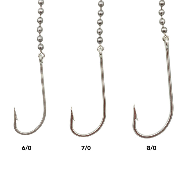 bead size for fish hook Bead Chain Rigs (2 pack) – Rite Angler