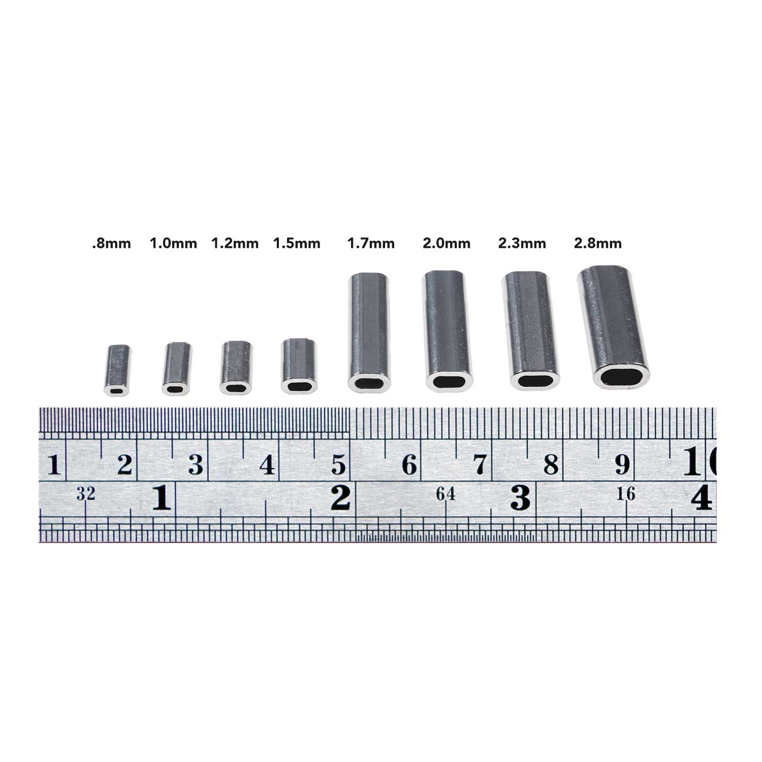 Rite Angler Aluminum Sleeves 8 sizes