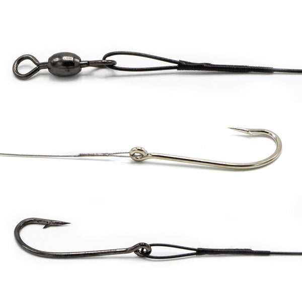 Coated Wire Leader Hook Rig