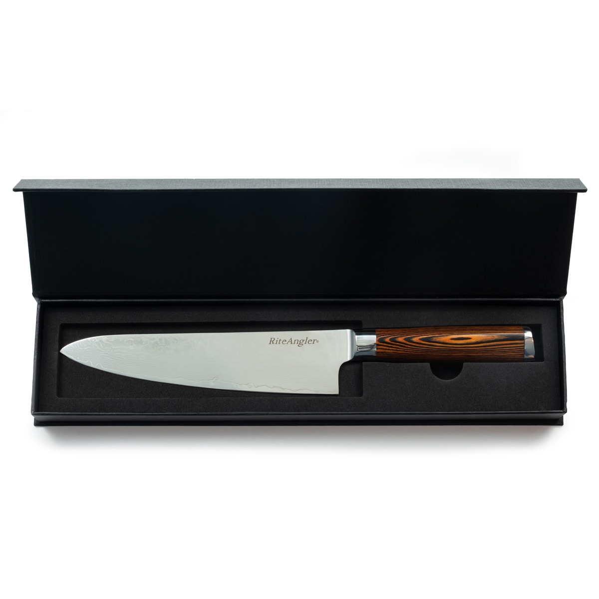 Rite Angler Damascus chef's knife