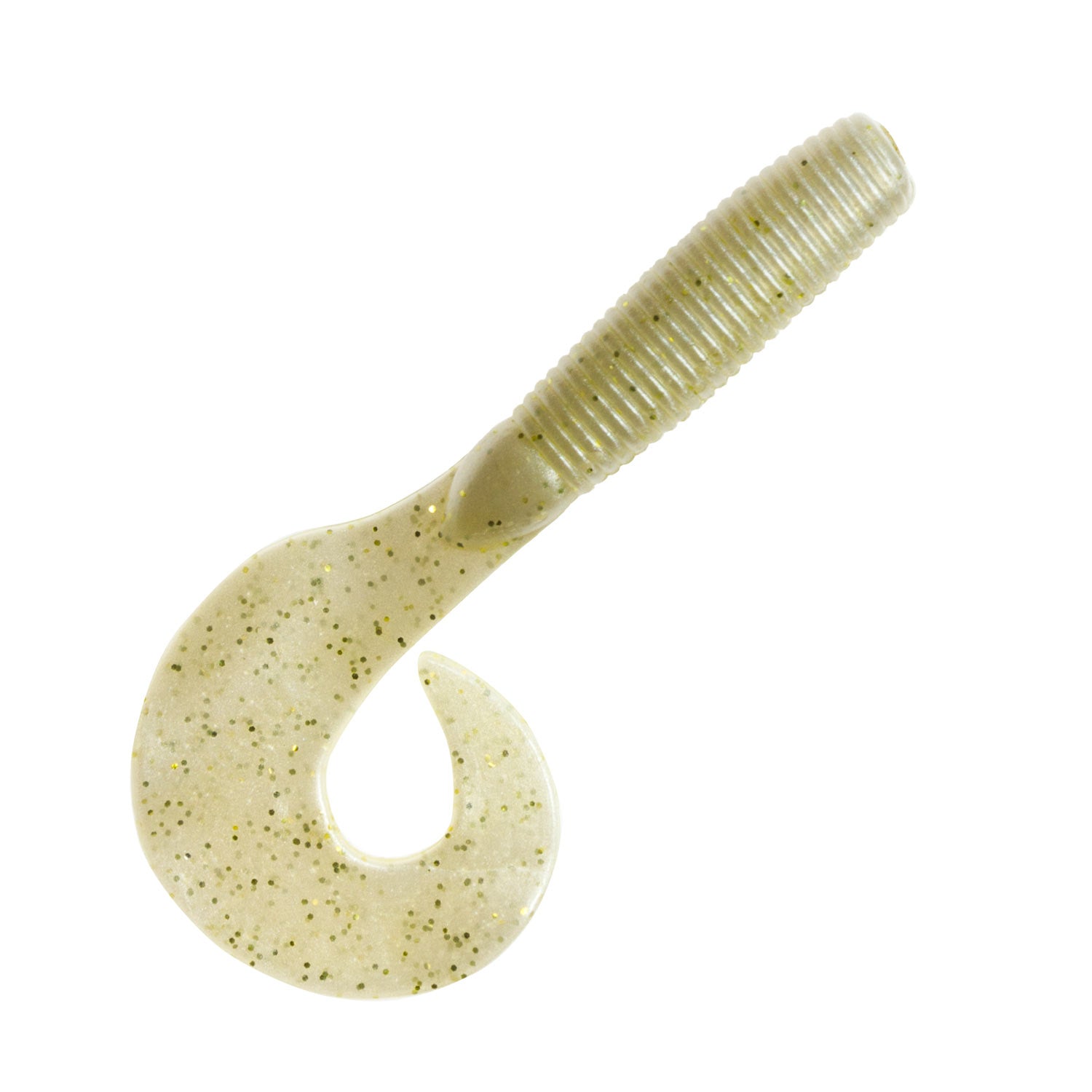 5 Curly-Tail Grub (10 Pack) - Gold Shad