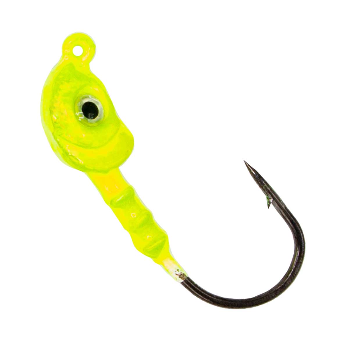 Charlie's Jig Head 1/8 oz. (6 Pack) - Chartreuse