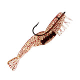 Charlies Worms Shrimp Trio Clear Red Glitter