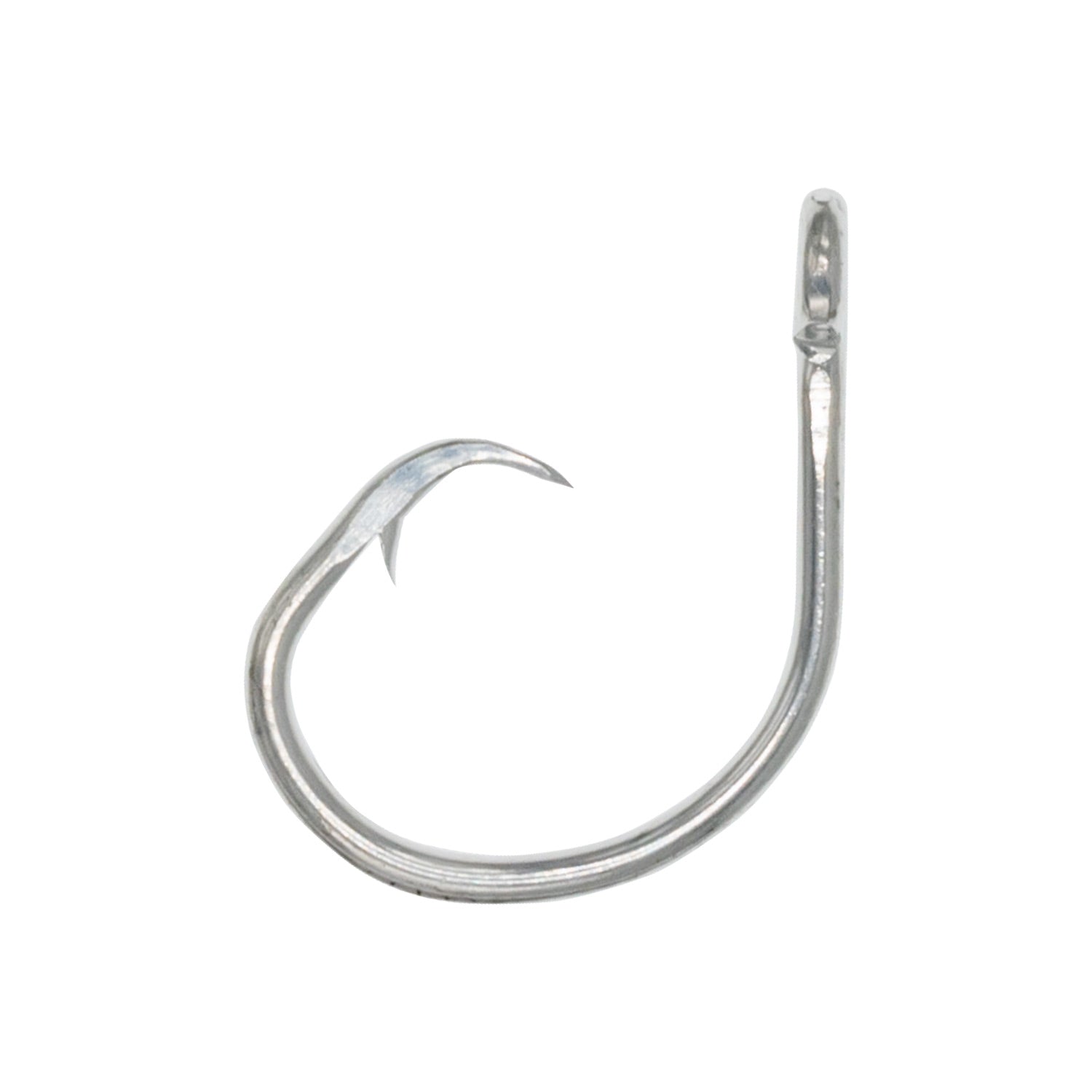 25 Pack 2X Inline Circle Hook Super Sharp Pro Pack Fishing Hooks -  Saltwater Quality at a Freshwater Price - Black Nickle Coated in Sizes #4 2  1 1/0