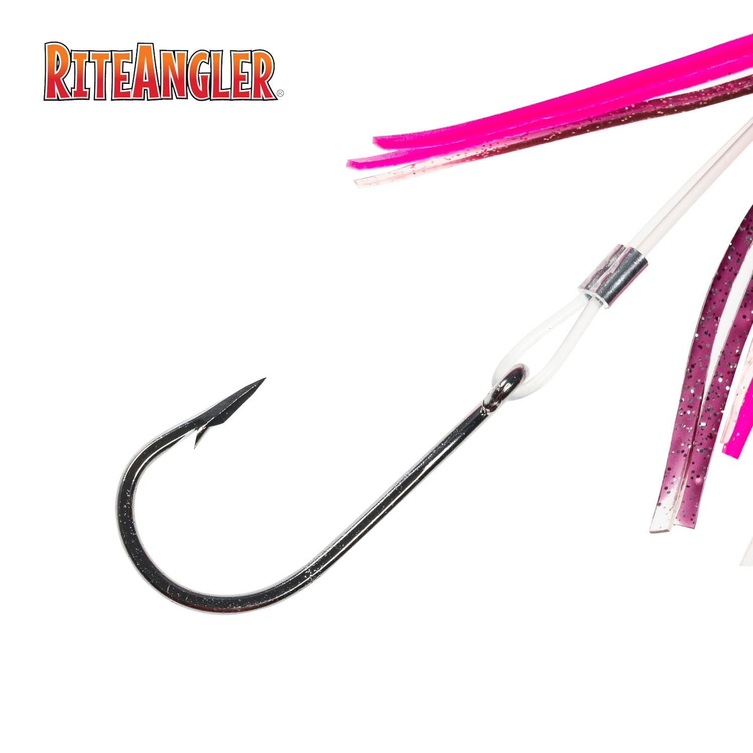 Feather Trolling Skirt Tuna Lure for Big Game Fishing Rigged with Steel Hook