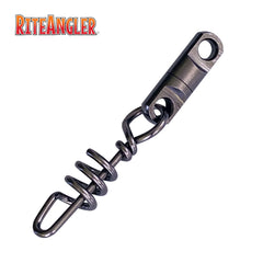 seya.　ANGLER PULL-OVER/LOOPTWILL　1 Aussie Corkscrew Swivel, 9mm (1 pack) – Rite Angler