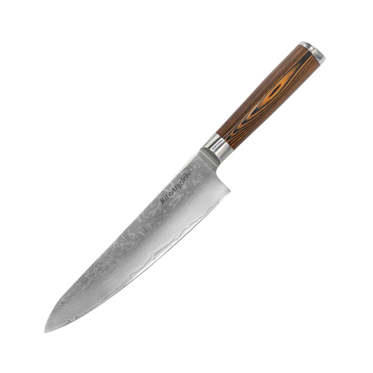 Rite Angler Damascus Steel Chef's Knife
