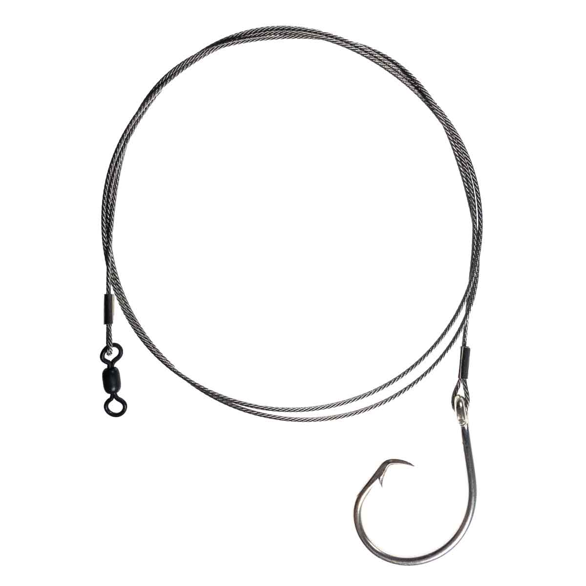 WIRE SHARK TRACE 200LB WITH 12/0 CIRCLE HOOK - Tackle Direct Ireland