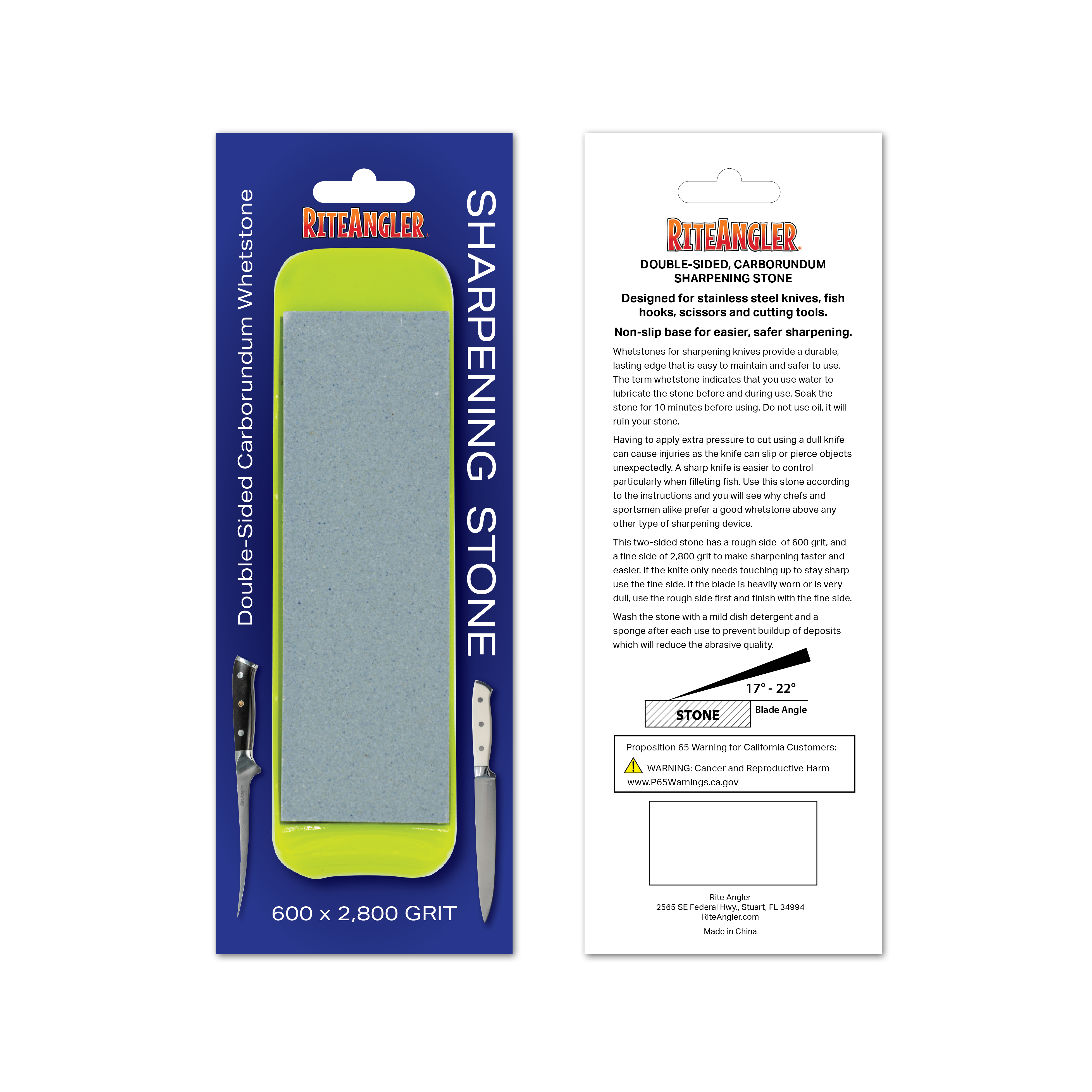 Sharpening Stone with Plastic Base – Rite Angler