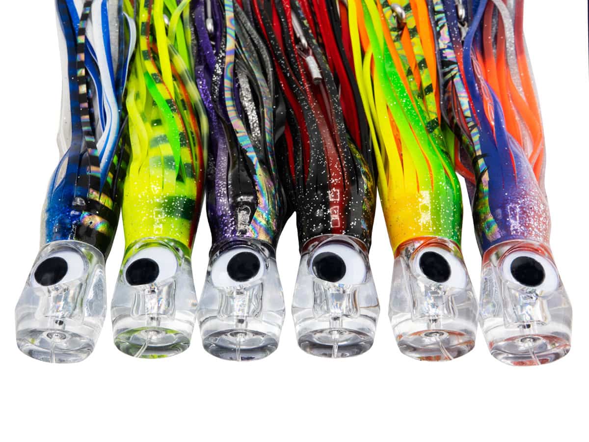 9 Single Trolling Lures - Cotton Candy