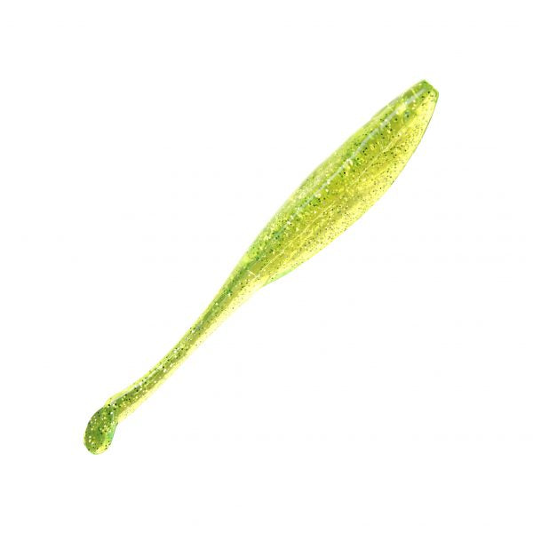 charlie's worms Twitchin Shad Chartreuse